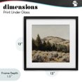 thumbnail image 4 of Stupell Industries Southwestern Cedar Mountain View Black Framed Print Under Glass, 13 x 13, by Petals Prints Design, 4 of 8