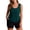 #072-Green, variant on Womenâs 3 Piece Tankini Swimsuit Sets Solid Color Striped Mix Modest Bathing Suits High Waist Swim Shorts with Pockets Sports Bra Top Removable Pads Plus Size Beach Pool Gift