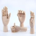 thumbnail image 2 of 25cm Wooden Hand Model,Wooden Articulated Hand,Hand Model Hand Model with Flexible Fingers,for Drawing,Sketching, 2 of 5