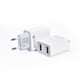 thumbnail image 5 of Adaptador De Pared QC 3.0 2 Puertos EU 220 Mini  65x26x42mm Yotijar Adaptador de carga rápida, 5 of 7