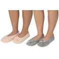 thumbnail image 2 of Roxoni Women's Terry Classic Cotton & Velour Ballerina Slippers Pack of 2 (runs small, size up), 2 of 7