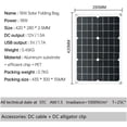 thumbnail image 3 of Modified Sine Inverter 500W Power 12V to AC 110V Car Charger Converter with 18W Solar Panel and 30A Charge Controller for Mobiles Phones Computers Laptop, 3 of 8
