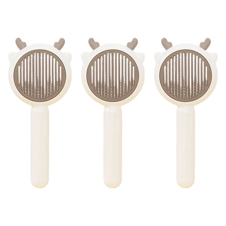 Lynono Co.,Ltd 3Pcs Cats Dog Hair Remover Brushes Gentle Massage Comb Grooming Brush for Pet