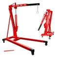 thumbnail image 5 of Hydraulic Engine Hoist, 2 Ton/4400 LBS Load Capacity, Heavy Duty Cherry Picker Shop Crane with 4 Swivel Casters & Telescoping Boom, Engine Crane for Construction Sites, Auto Shops, Weight Lifting, 5 of 9