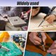 thumbnail image 5 of DIY Wood Burning Kit with Soldering Iron & Letter Number Copper Stamps for Embossing, Carving, DIY Craft Projects, 5 of 5
