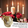 Bluelans 4Pcs Universal Metal Candle Extinguisher Set Automatic Candle