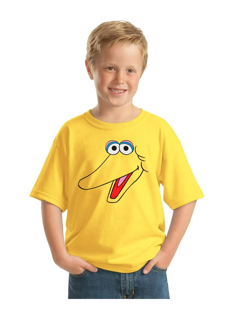 Sesame Bird Face Youth Kids T-Shirt -
