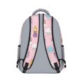 thumbnail image 3 of Princess and Castle Pink Pattern Backpack for School, Cute School Bag with Adjustable Shoulder Straps and Padded Back, 15.3"x11"x6.7", 3 of 5