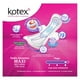 thumbnail image 3 of Toallas femeninas Kotex Maxi Nocturna extra larga con alas flujo maxi abundante 10 piezas, 3 of 4