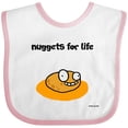 thumbnail image 3 of Inktastic Nuggets for Life Boys or Girls Baby Bib, 3 of 4