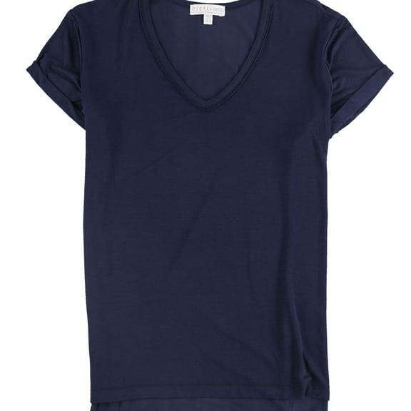 P.J. Salvage Womens High Low Hemline Pajama Sleep T-shirt, Blue, Small