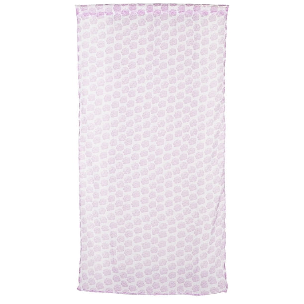 Cortina de tul transparente de 200 x 100 cm para ventana, puerta, balcón, decoración del hogar (morado)