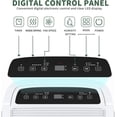 thumbnail image 4 of Shinco 80 Pints 5000 Sq.Ft Dehumidifier with Drain Hose and WiFi in White, 4 of 9
