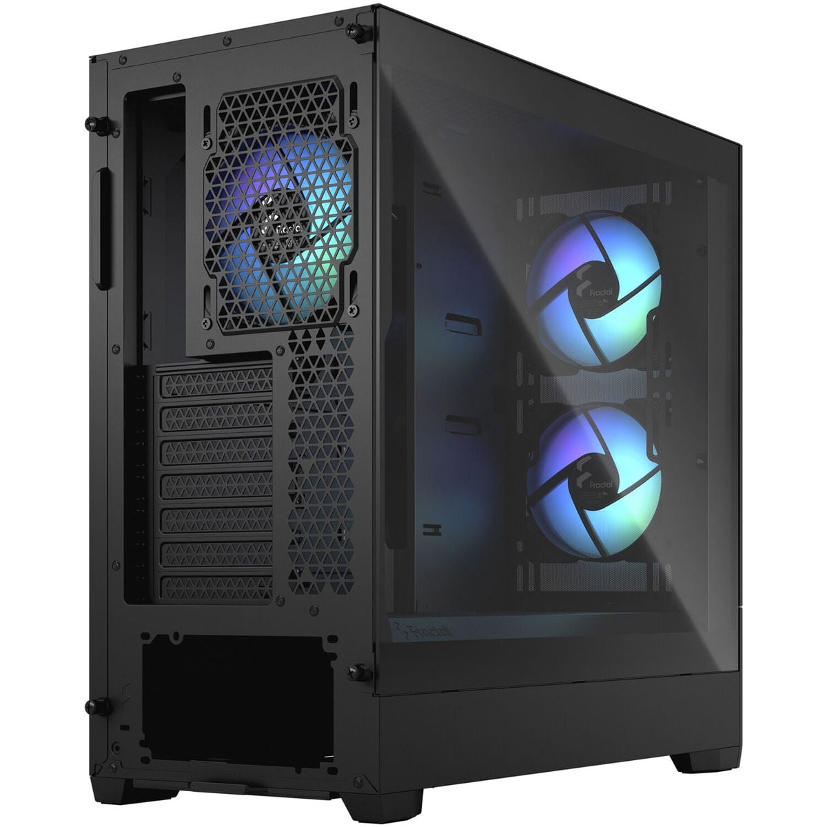 Fractal Design Pop Air RGB Black TG ATX High-Airflow Clear Tempered Glass Window Mid Tower Computer Case