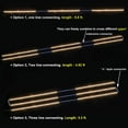 thumbnail image 2 of xianyou-Under Cabinet LED Lighting kit, 6 PCS LED Strip Lights with Remote Control Dimmer and Adapter,Dimmable for Kitchen Cabinet,Counter,Shelf,TV Back,Showcase 2700K Warm White,Bright 1500lm,Timing, 2 of 4