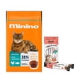thumbnail image 1 of Minino 15 kg + MIAUKISS LICKABLE SALMON 4 PACK 56GR, 1 of 6