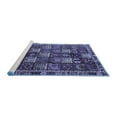 thumbnail image 2 of Ahgly Company Machine Washable Indoor Rectangle Persian Blue Traditional Area Rugs, 3' x 5', 2 of 4