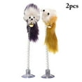thumbnail image 2 of 2PCS Cat Toy Mouse Spring Interactive Funny Cute Cat Bell Toy Cat Playing Toy, 2 of 10