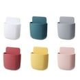 thumbnail image 1 of CIMAXIC 6pcs Remote Controller Storage Boxes Punch Free Storage Cases (Assorted Color),4.53"X3.15"X0.98", 1 of 5
