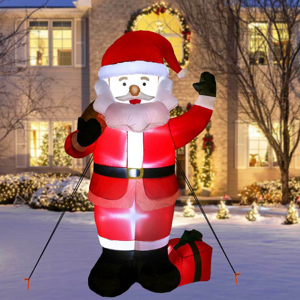 6ft Christmas Inflatable Santa Claus Yard Airblown LED Light Outdoor ...