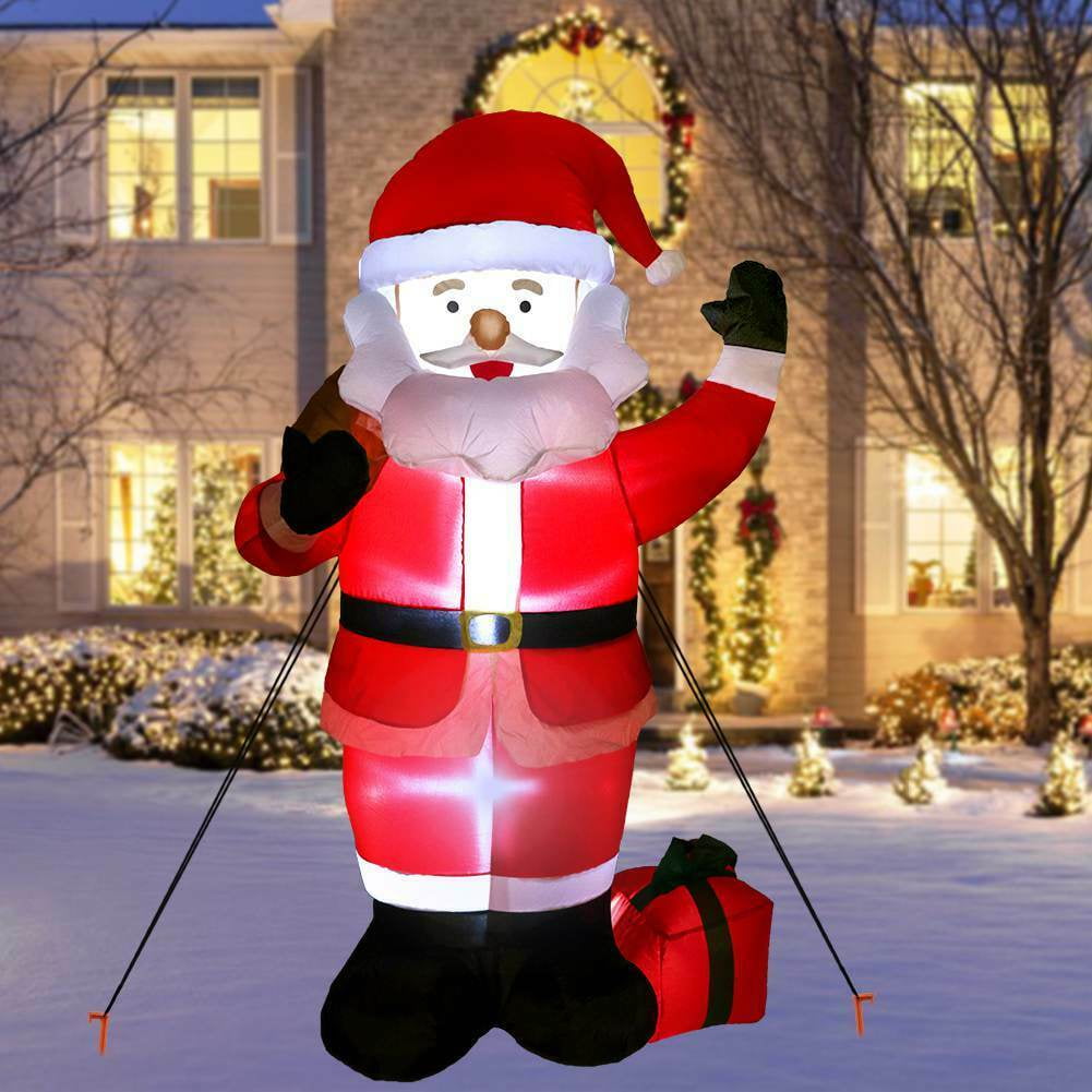 6ft Christmas Inflatable Santa Claus Yard Airblown LED Light Outdoor Party Decor