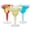Clear, variant on ANHXN Plastic Margarita Glasses, Heavy Duty Margarita Glasses Disposable for Cinco de Mayo Party Decorations, Taco Party, Plastic Cocktail Cups