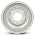 thumbnail image 3 of New OEM Replacement Wheel 16x7 in for 2008-2014 Ford E150 Painted Light Gray 16 inch Steel Rim, 3 of 5
