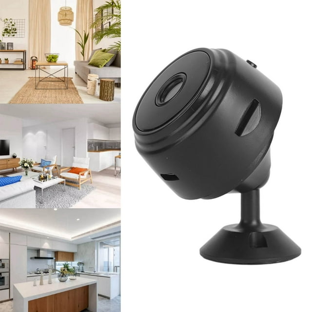 De Vigilancia, mini negro 720p Cámara de Seguridad de la Cámara de Seguridad Alarma de 120 Gran Angular Para Ancianos