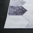 thumbnail image 3 of SAFAVIEH Faux Hide Cymone Geometric Runner Rug, Ivory/Grey, 2'6" x 8', 3 of 8