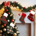 thumbnail image 5 of Classic Christmas Stocking. Red Christmas Tree Hanging Stockings with White Snowflakes Decoration for Family Christmas Holiday Xmas Gift (Small 9 Inch), 5 of 6