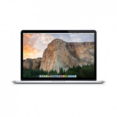 UsedApple MacBook Pro 13.3-inch Notebook Computer with Retina Display 2015 MF839LL/A, 2.7 GHz Intel Core i5, 8GB RAM, MacOS, 128GB SSD, Grade B - Silver