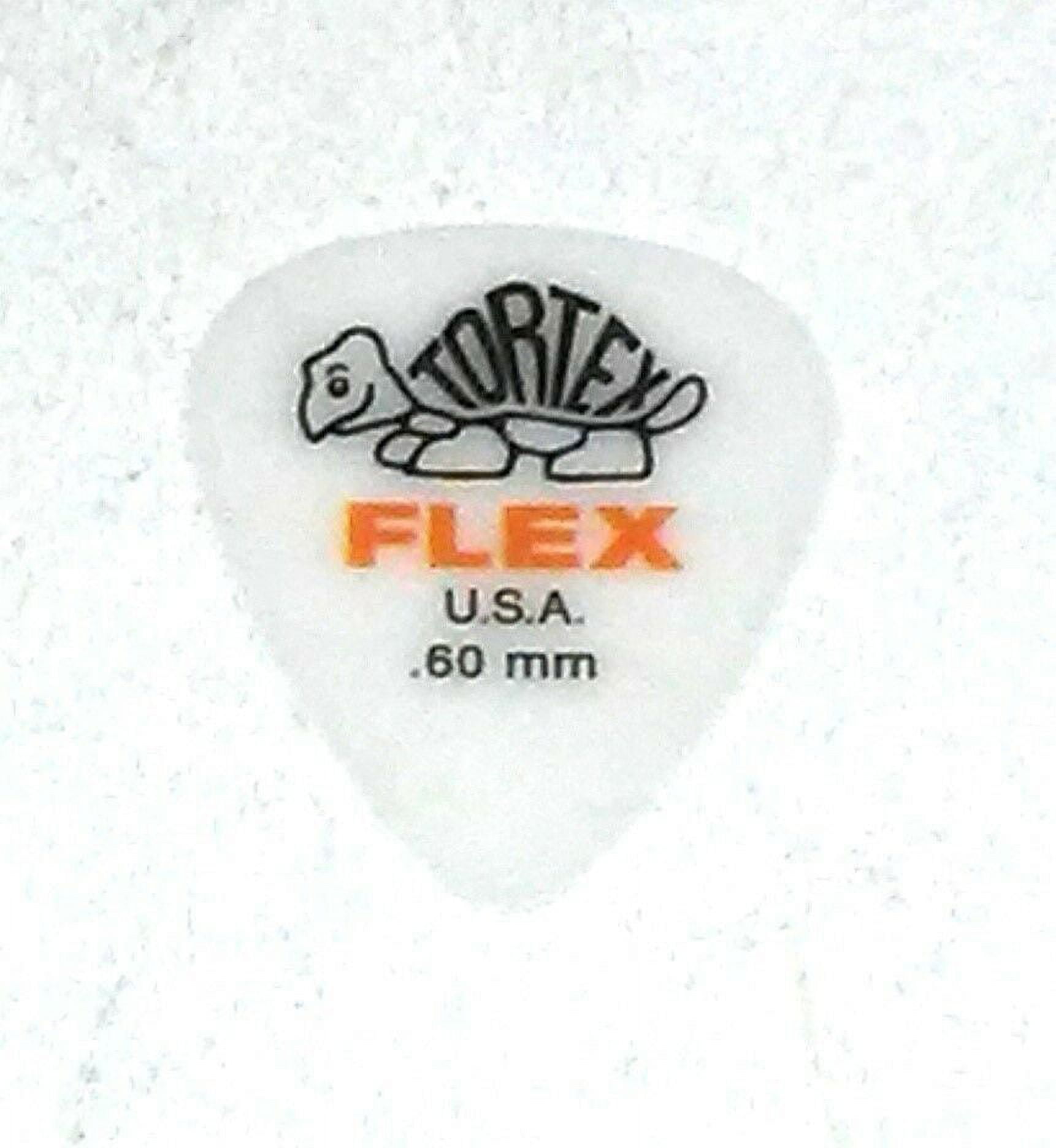 Dunlop 428 Tortex Flex Standard Guitar Picks - 72 Pack - .60mm