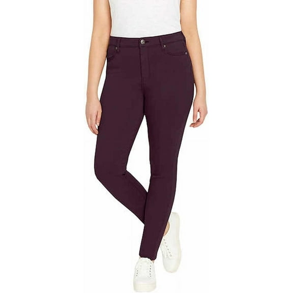 Buffalo David Bitton Women's Hanna High Rise Soft Stretch Skinny Pant (Dark Raisin, 16/36)
