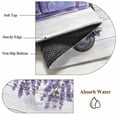 thumbnail image 5 of Purple Floral Large Area Rugs 6x9 ft Farm Sweet Lavender Truck Rustic Wood Grain Washable Rug Non Slip Indoor Carpet Absorbent Floor Mat for Living Room Bedroom Dining Room, 5 of 9