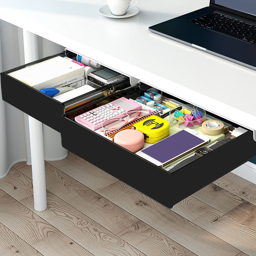 MOMOJIA Under Desk Storage Solution Smooth Gliding Mechanism Environmentally Safe Materials