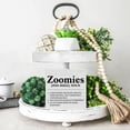 thumbnail image 4 of Zomyto 7x7 In Dog Lover Gift Zoomies Definition Wooden Box Sign Dog Theme Desk Decor, 4 of 7