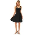 thumbnail image 5 of Grace Karin Women's Casual Spaghetti Strap Dress V Neck Sleeveless Elegant Dress Midi Dress, 5 of 7