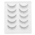 thumbnail image 1 of 5 pares pestañas de pestañas postizas de fibra química pestañas de belleza de ojo 3D natural, 1 of 7