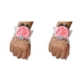 thumbnail image 3 of Cateissary Ramillete de muñeca con rosa encantadora, accesorio hermoso y femenino, ramillete de muñeca de rosa satinada hecho a mano N5 rosa N5 rosa 2piezas, 3 of 6