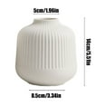 thumbnail image 5 of PRETXORVE Home Decor, Room Decor, Vase Decorative Display Pot Dry and Wet Flower Decoration Imitation Ceramic Plastic Container, 5 of 6