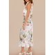 thumbnail image 3 of Vestido Maxi de Satén sin Mangas con Cuello Simulado para Mujer PRETTYGARDEN Talla S, 3 of 5