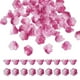 thumbnail image 1 of Uxcell 100 Pcs Perlas de Vidrio para Joyería, Perlas Espaciadoras de Flor Trompeta para Collares, Pendientes y Pulseras, Morado Rojo, 1 of 5