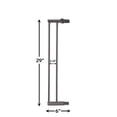 thumbnail image 2 of MidWest Homes for Pets Steel Pet Gate Extension, 6" Wide x 29" High, Graphite, 2 of 4