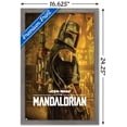 thumbnail image 3 of Trends International Star Wars: The Mandalorian Season 2 - Boba Fett One Sheet Wall Poster 16.5" x 24.25" x .75" Barnwood Framed Version, 3 of 5