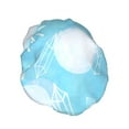 thumbnail image 2 of YFYANG Women's Double Waterproof Shower Cap, Blue Diamond Geometric Graffiti Reusable Hair Cap for All Hair Styles and Head Sizes, 2 of 9
