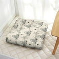 thumbnail image 3 of Boho Farmhouse Meditation Seat - Square Japanese-Style Floor Cushion with Wild Animal & Sunflower Artistic Pattern, Soft & Resilient for Yoga & Lounging, 3 of 7