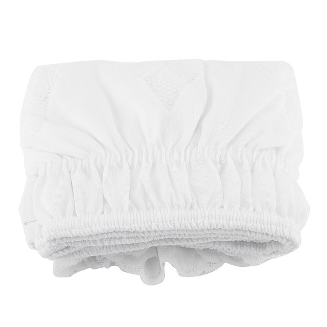 Falda de cama de encaje decorativa elástica a prueba de polvo, cenefa de fácil ajuste con volantes (doble)