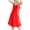 Red, variant on TSADFHJI Bath Robes for Women No Hood Women Sexy Nightgowns V Neck Breathable Night Dress with Satin Spaghetti Strap Chemise Nightshirt Xxxl Black