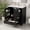Black, variant on ChenyueFurn Bathroom Vanity 30 Inch Single Bowl Sink Soft Close Door Three Drawers Space-Saving Storage Black