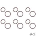 thumbnail image 1 of GLFILL 6 Set Guitar Potentiometer Nut and Washer For Tone Volume For LP Guitar Parts Silver, 1 of 9